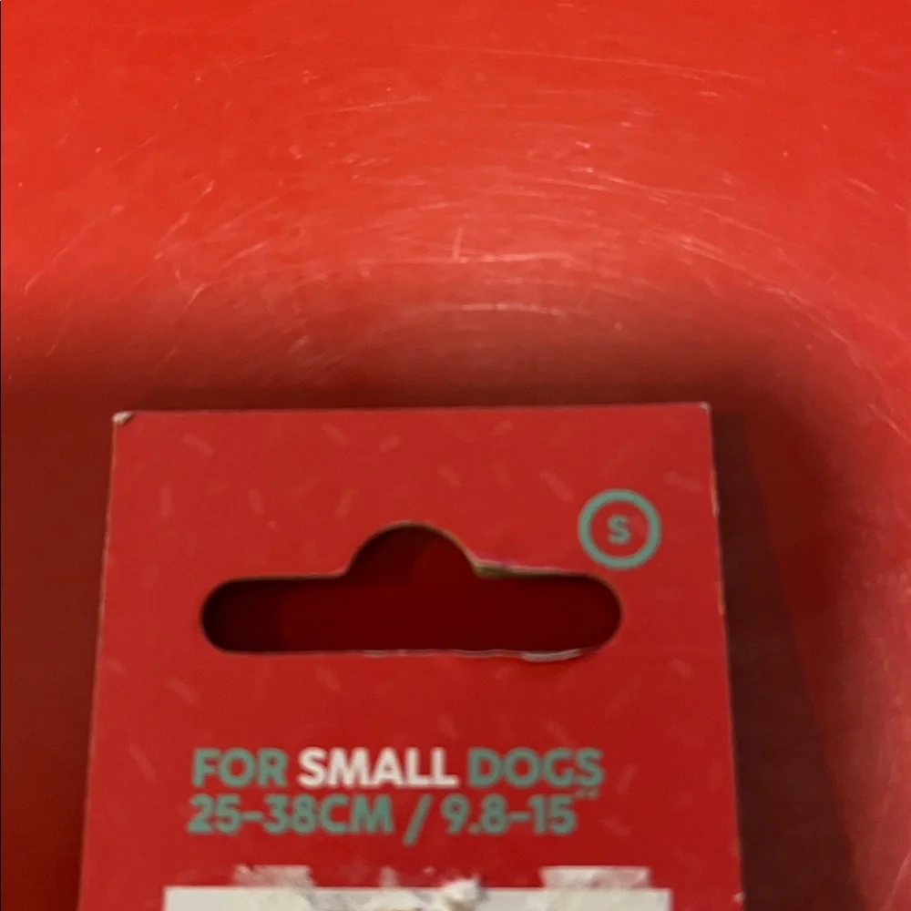 FuzzYard Red Dog Collar with Tree Pattern